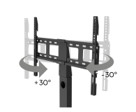 Hama Stojak do TV 65" MAX 40KG obrotowy regulowana wysokość - 1516981 - zdjęcie 6